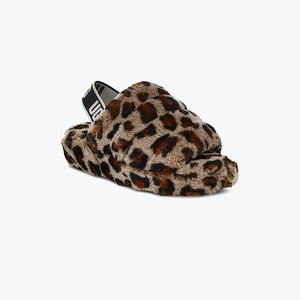 Ugg Fluff Yeah Women Slippers Brown/Black (3074NCSOB)